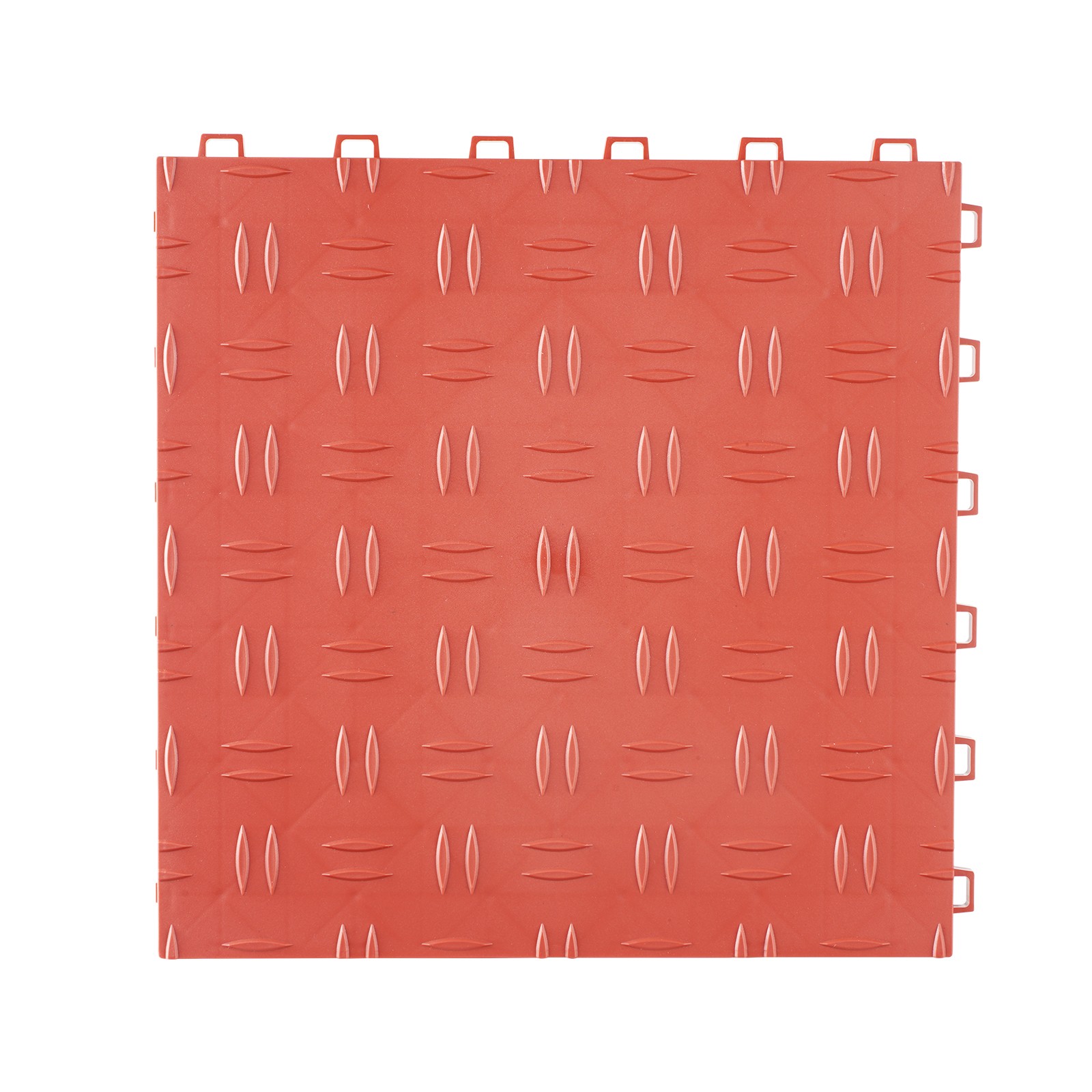 VEVOR Garage Tiles Interlocking 12×12 in 25 Pack Garage Flooring Tiles Red