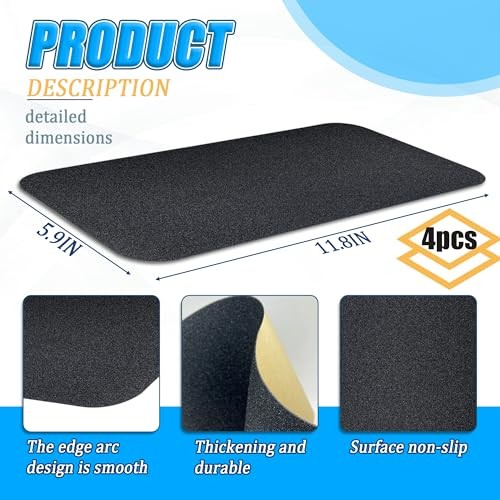 Marine Boat Non-Skid for Boat Trailer Fenders 6-Inch X 12-Inch Boat Trailer
