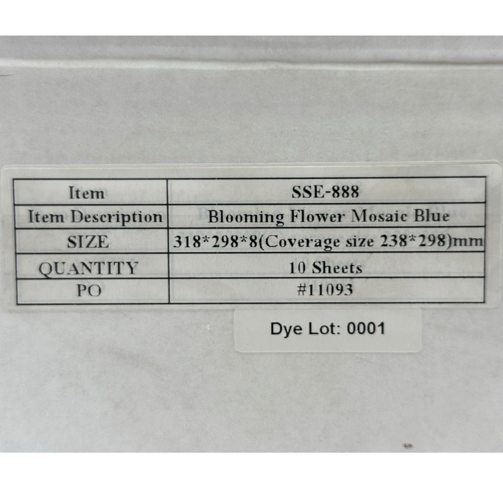 SOCI SSE-888 Winspear Navy Glossy Cambria Wall Tile Backsplash 10 Pack 11.5×12.5