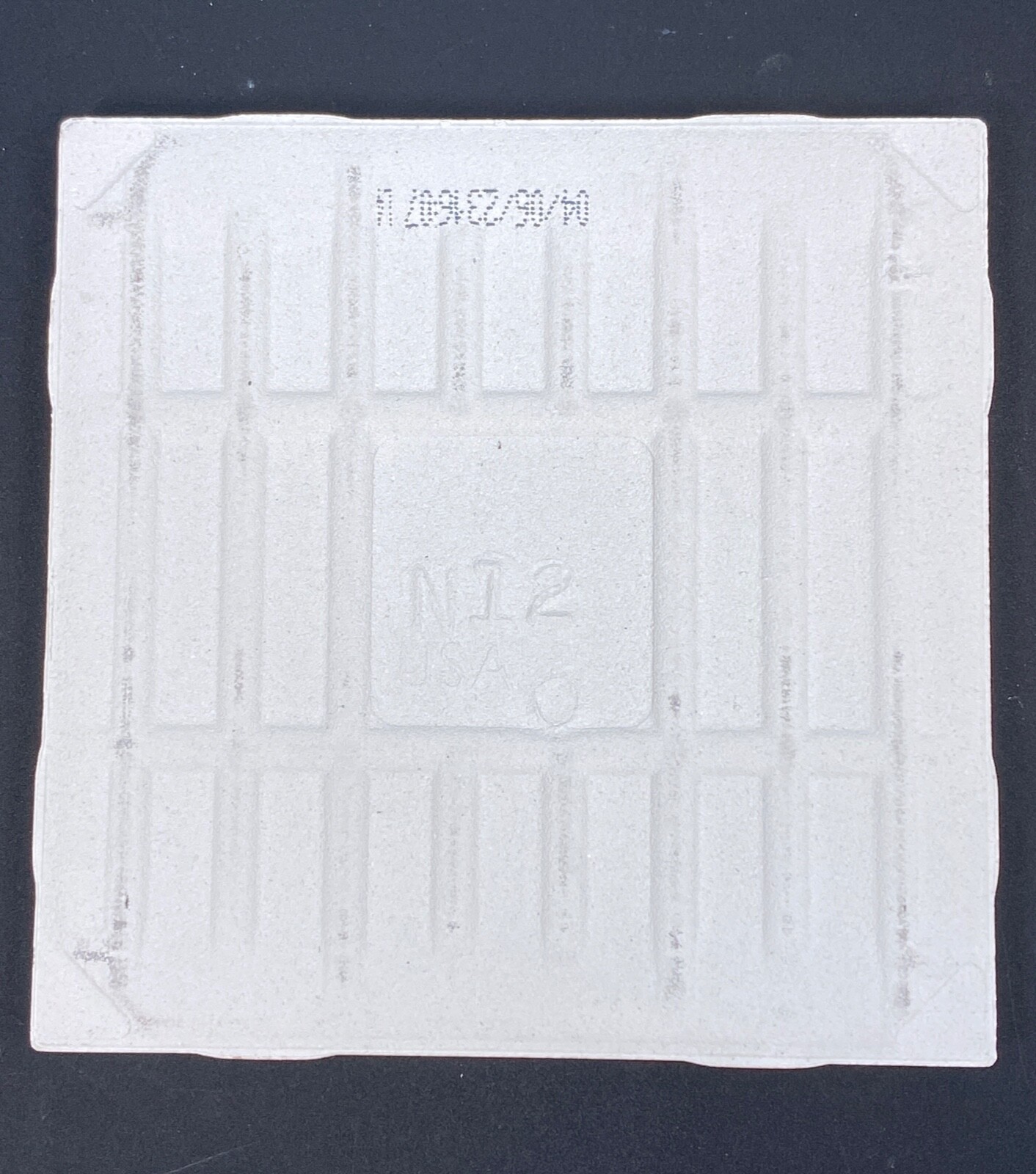 4 PIECES NEW Vintage American Olean Ceramic Wall Tile 4×4 Ice White (0025) Gloss
