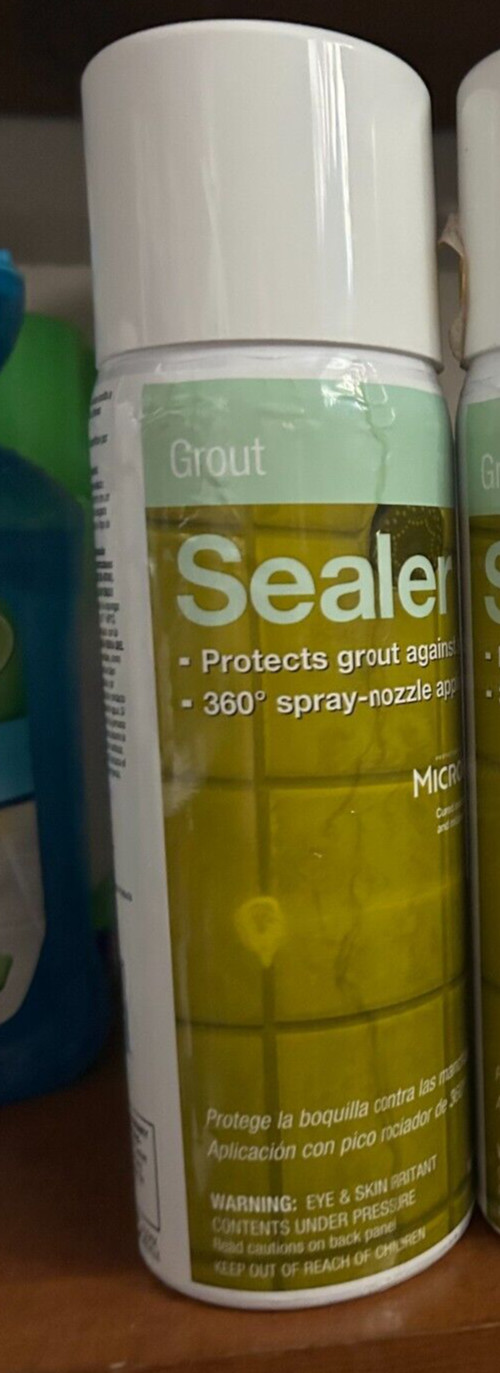 New Custom Building Products TileLab 15 oz Aerosol Grout Sealer w Microban