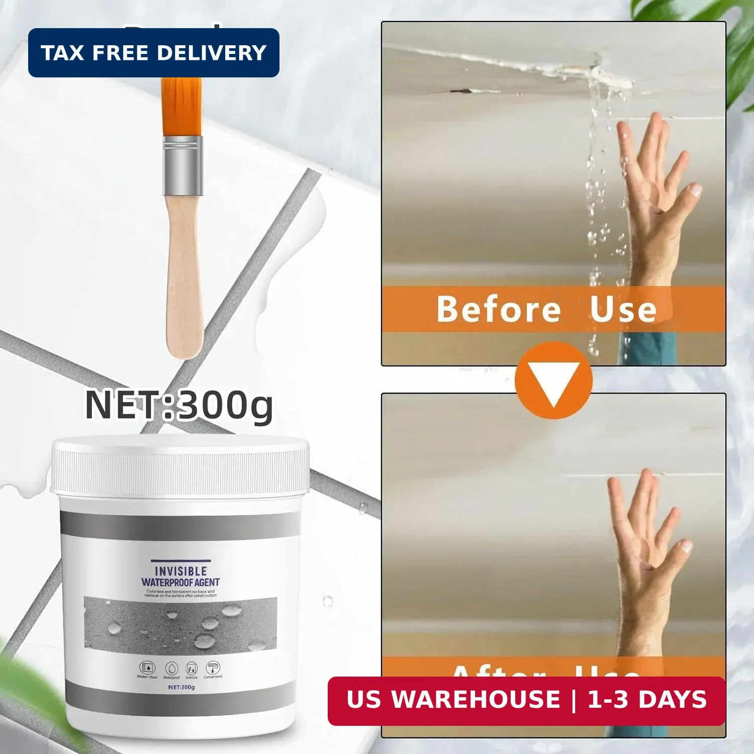 Upgrade Invisible Waterproof Agent, 2026 New 300g Super Strong Invisile Waterpro
