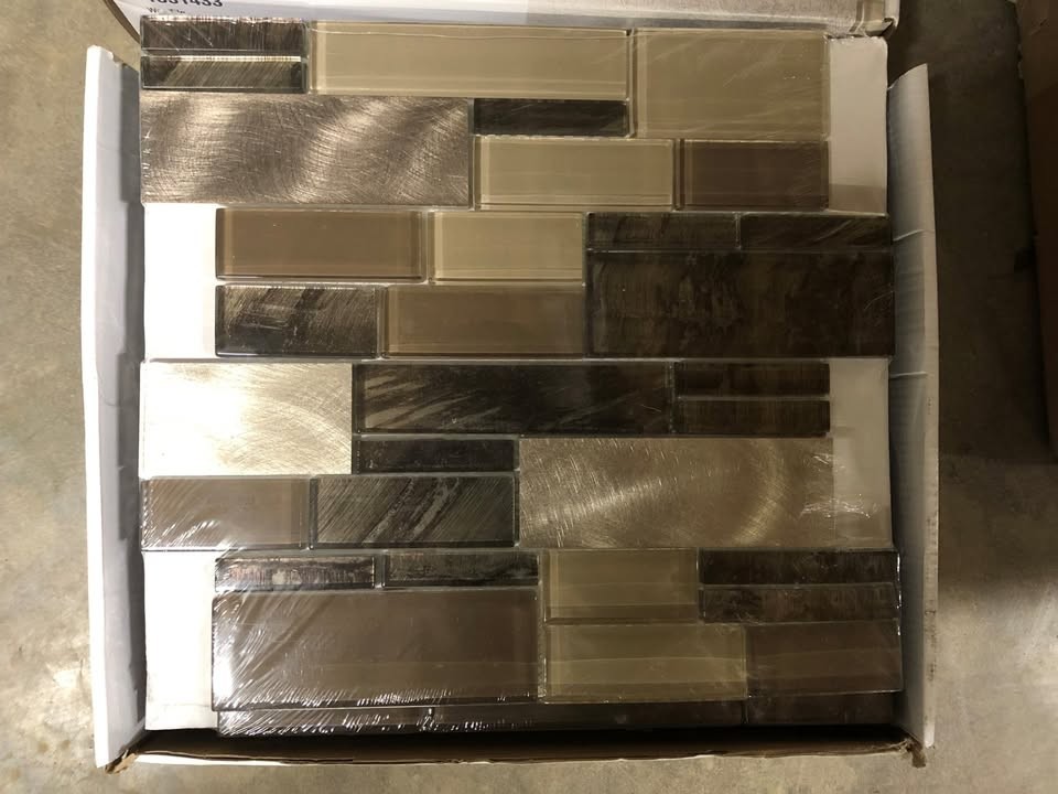 Elida Ceramica Laser Contempo 12-in x 12 Multi-finish Glass Wall Tile LW0319400