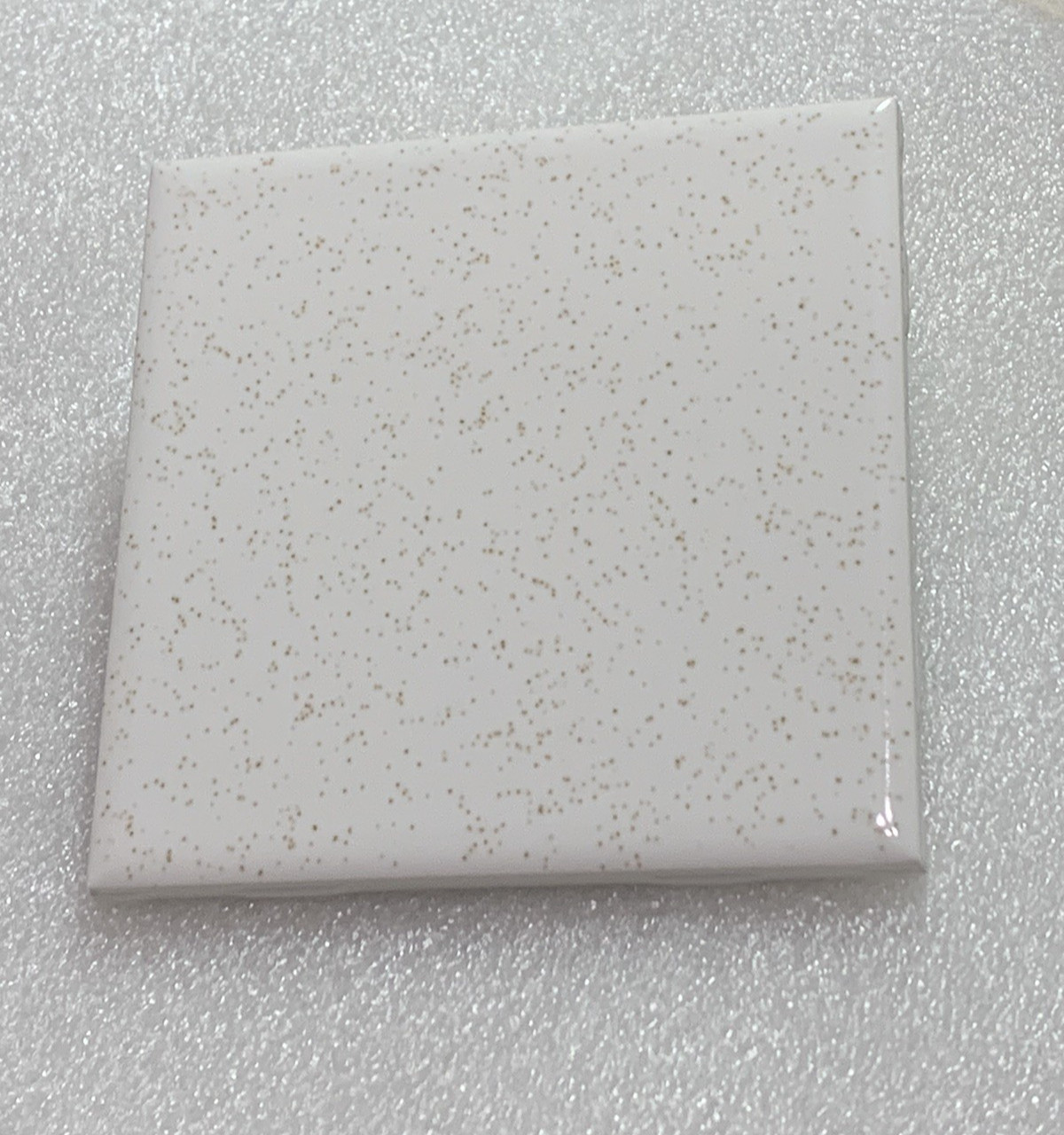 New Vintage American Olean Ceramic tile #48 Goldmist Glossy 4 1/4″