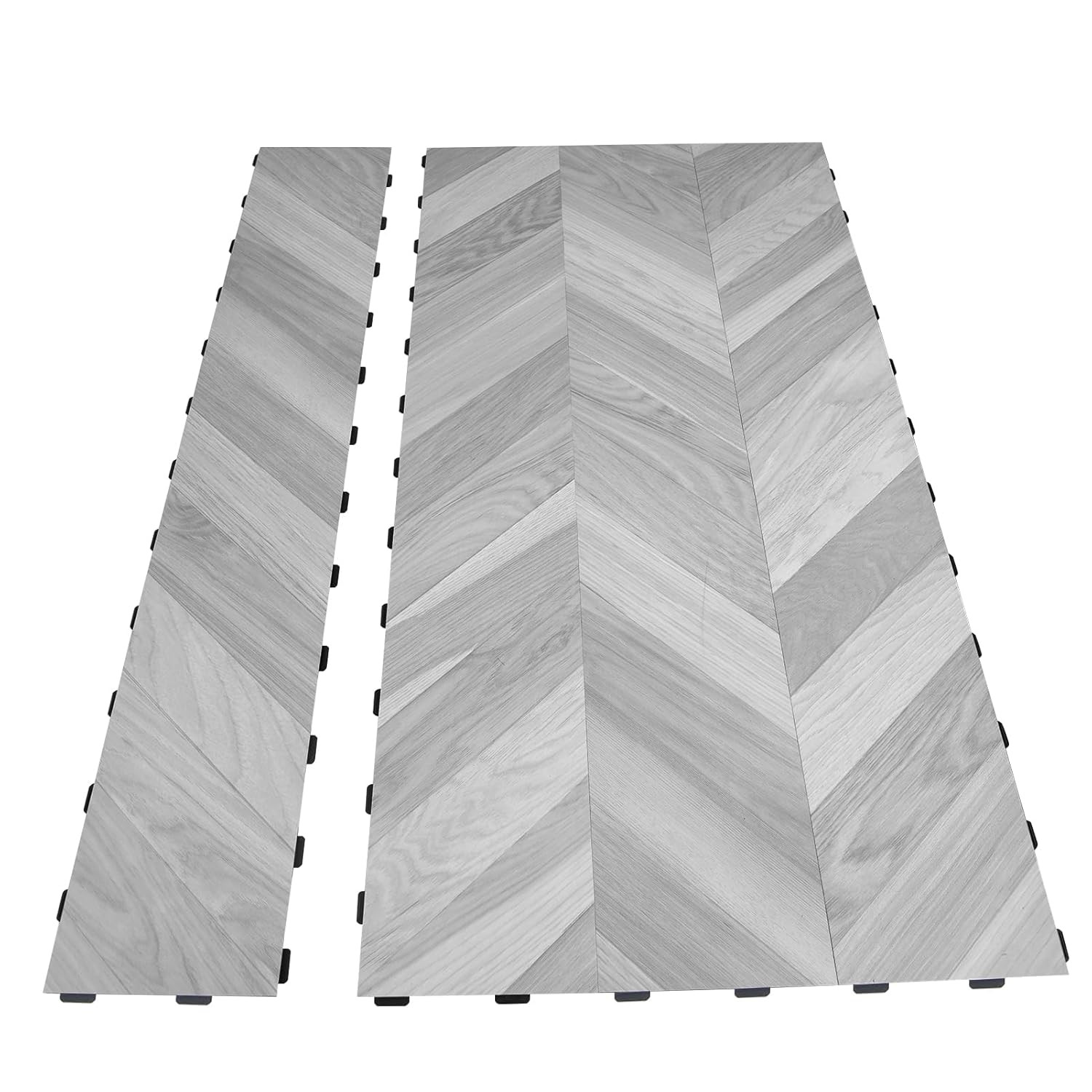 18-Pack Waterproof Vinyl Flooring Tiles – 36″x6″ Dublin Dawn Ash Planks
