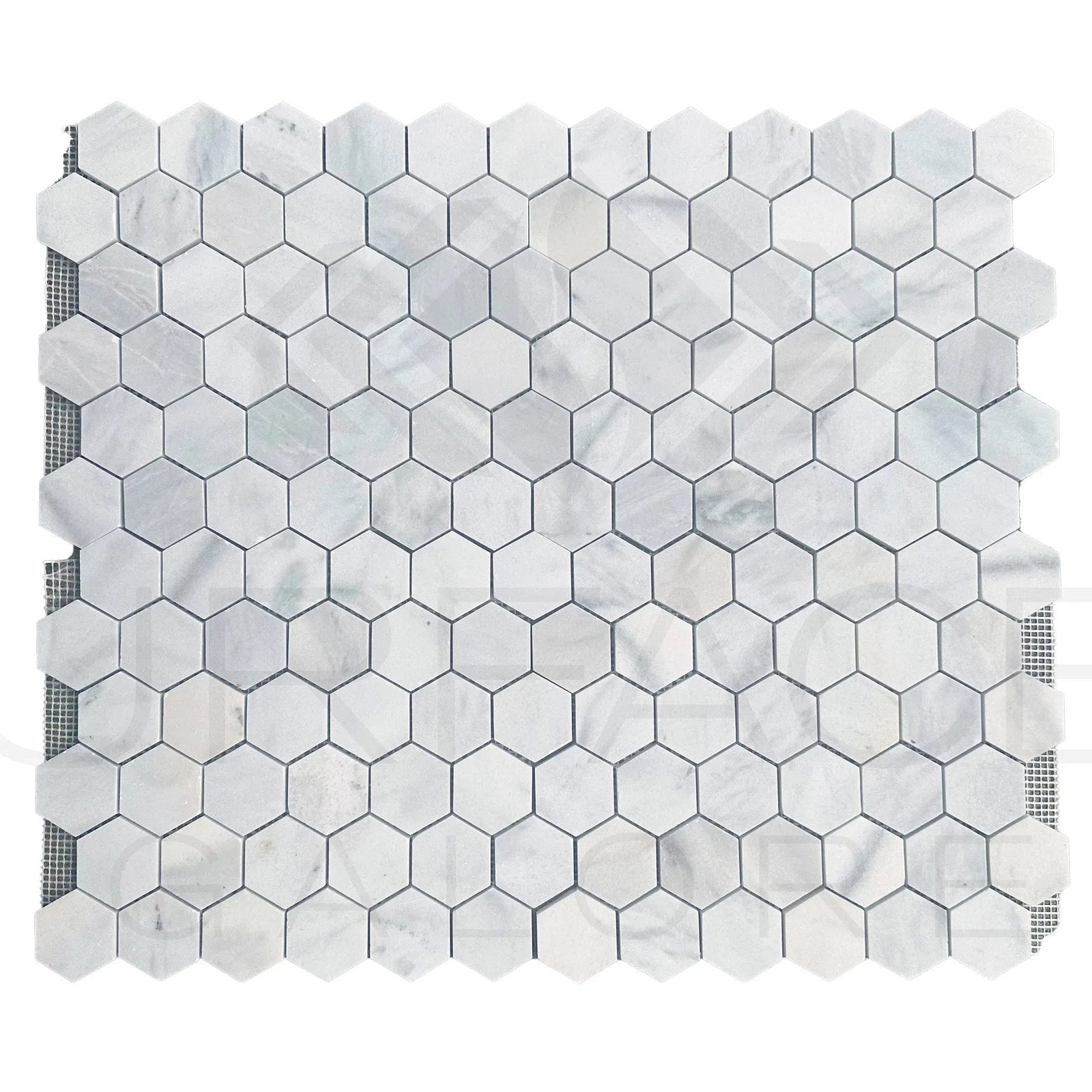 White Marble 2 inch Hexagon Honed Mosaic Tile 45 Sq.Ft. $6.66/Sq.Ft.