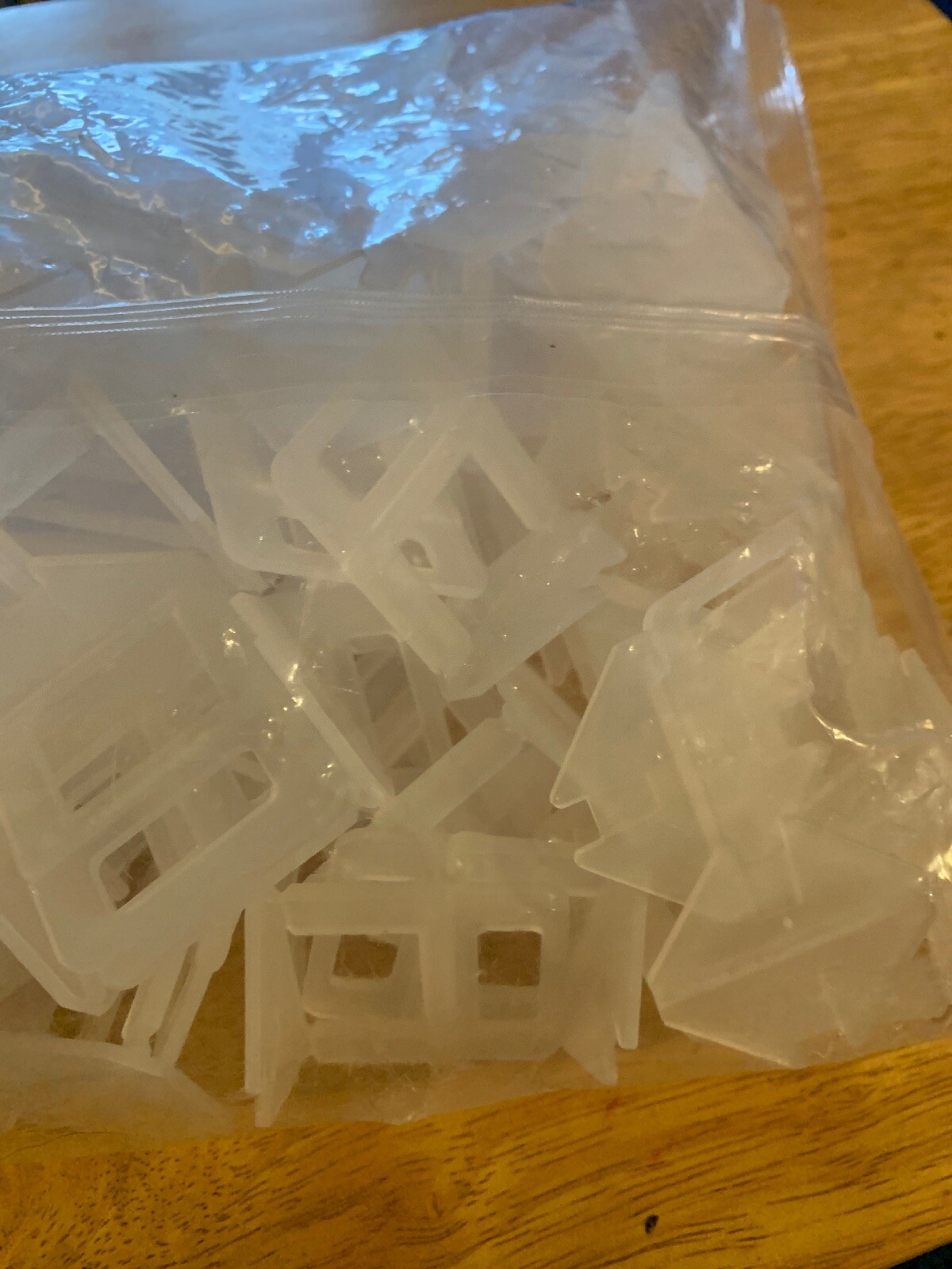 3.0mm Tile Leveling Clips: 100 Count- Tile Leveling System (New)