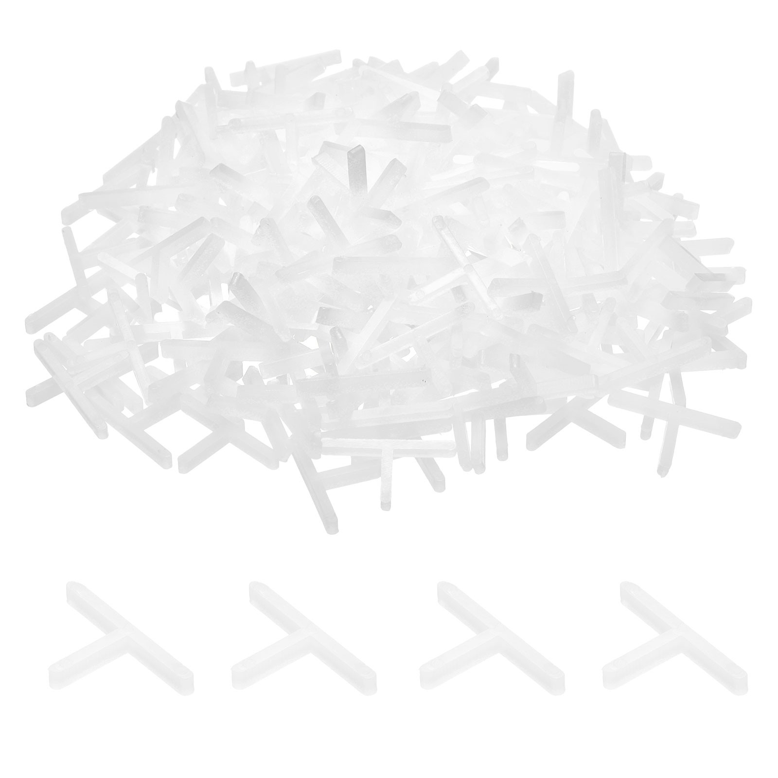 100pcs Tile Spacers 2mm Hard Plastic T Type Tiles Leveler Spacer for Ceramic