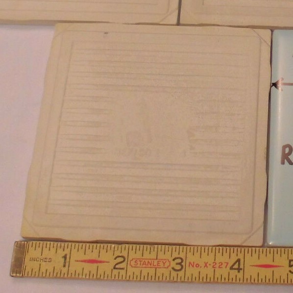 1 pc. *Robin’s Egg Blue* 4-1/4″ Matte Ceramic Tiles: New Old Stock
