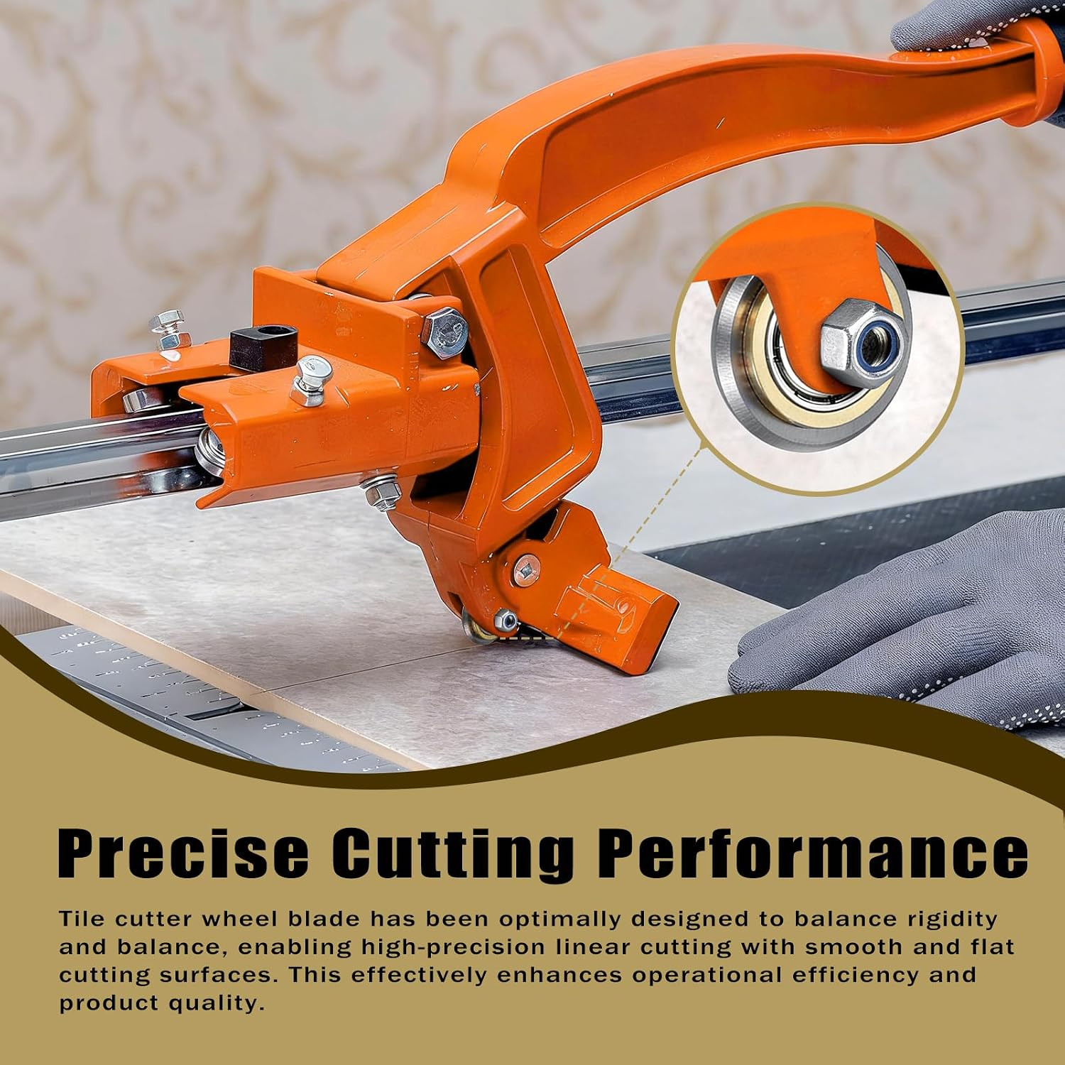 4 Pcs 22 X 6 X 6 Mm Tile Cutting Wheel Replacement with Bolt and Lock Nut, Tile