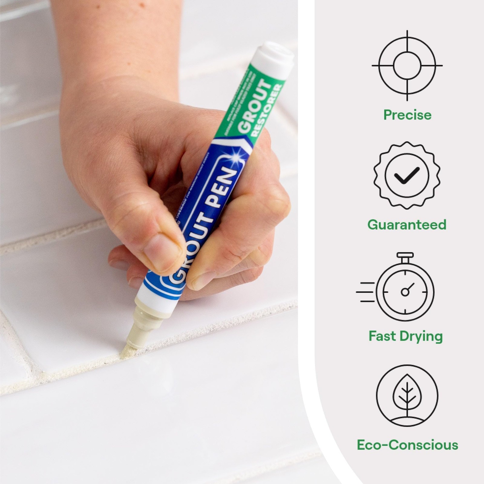 Grout Pen Ivory Tile Paint Marker: Waterproof Grout Paint, Tile Grout Coloran…