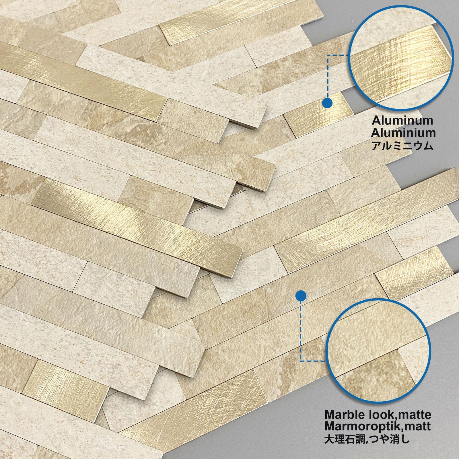 MOFIT 3D Stone Brick Backsplash Tile for Kitchen Peel and Stick Self-Adhesive…
