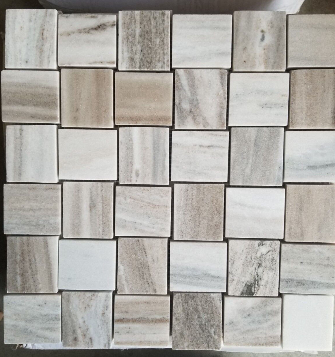 Palissandro Marble Basketweave Mosaics 2×2 WALL BACKSPLASH TILE shower 12 x12