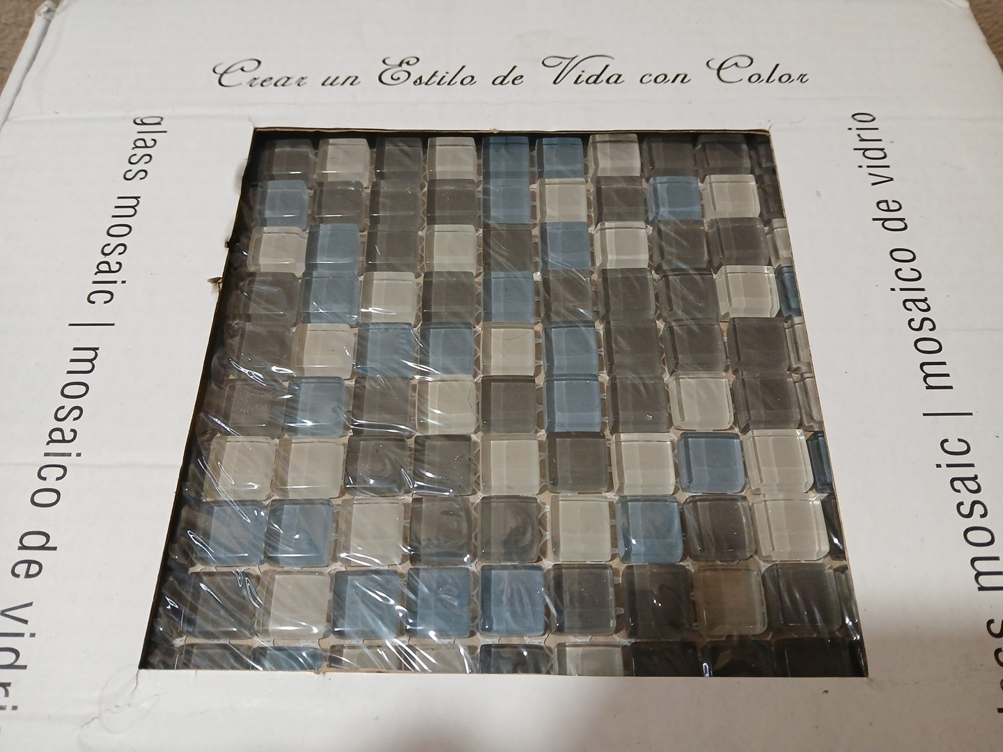 GBI Tile & Stone Glass Mosaic Backsplash Tiles – Bodega Bay – 10.075 sq. ft