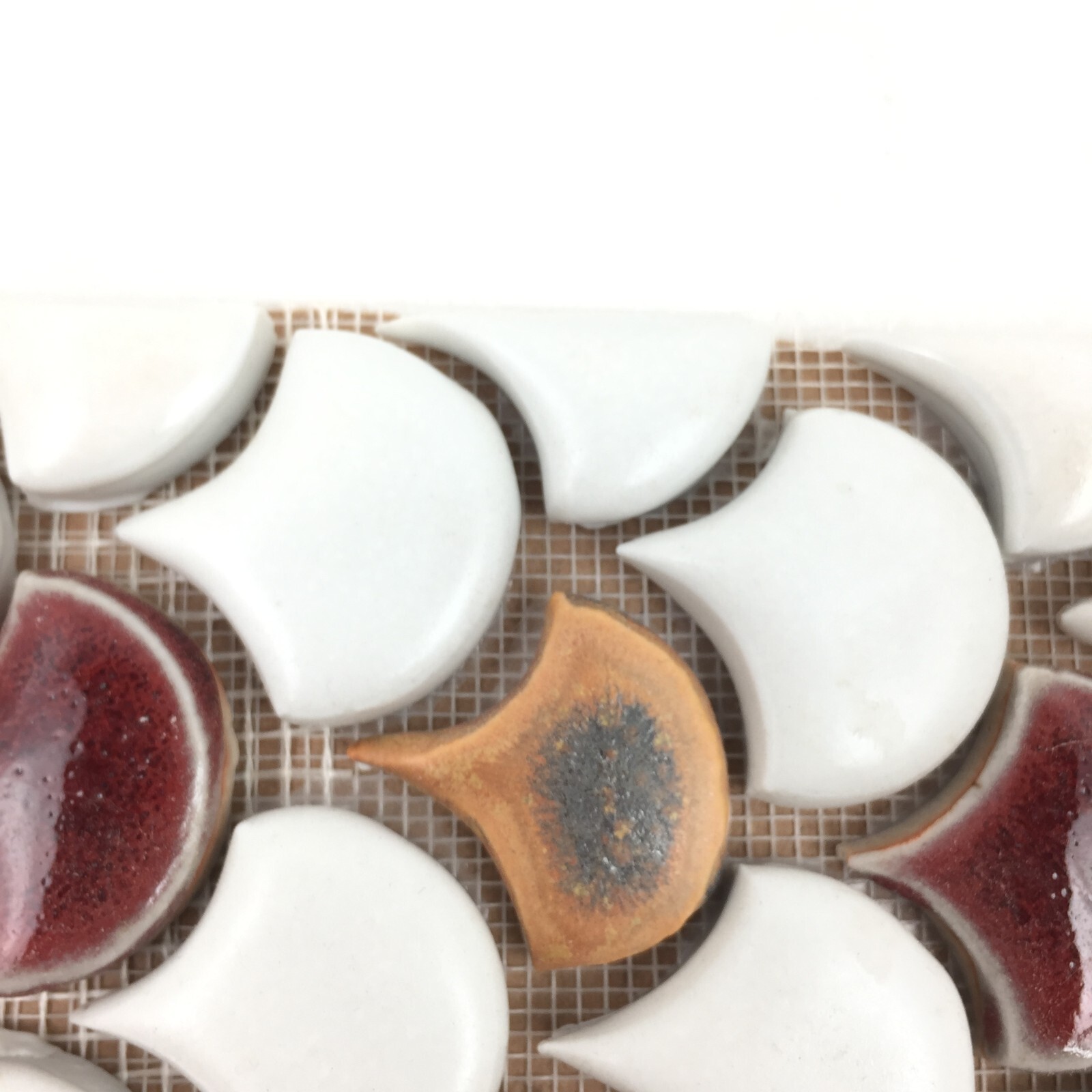 Handmade Ceramic Tile Mosaic Feature Panel Ready To Install 5.75″ x 5.75″ x 3/8″