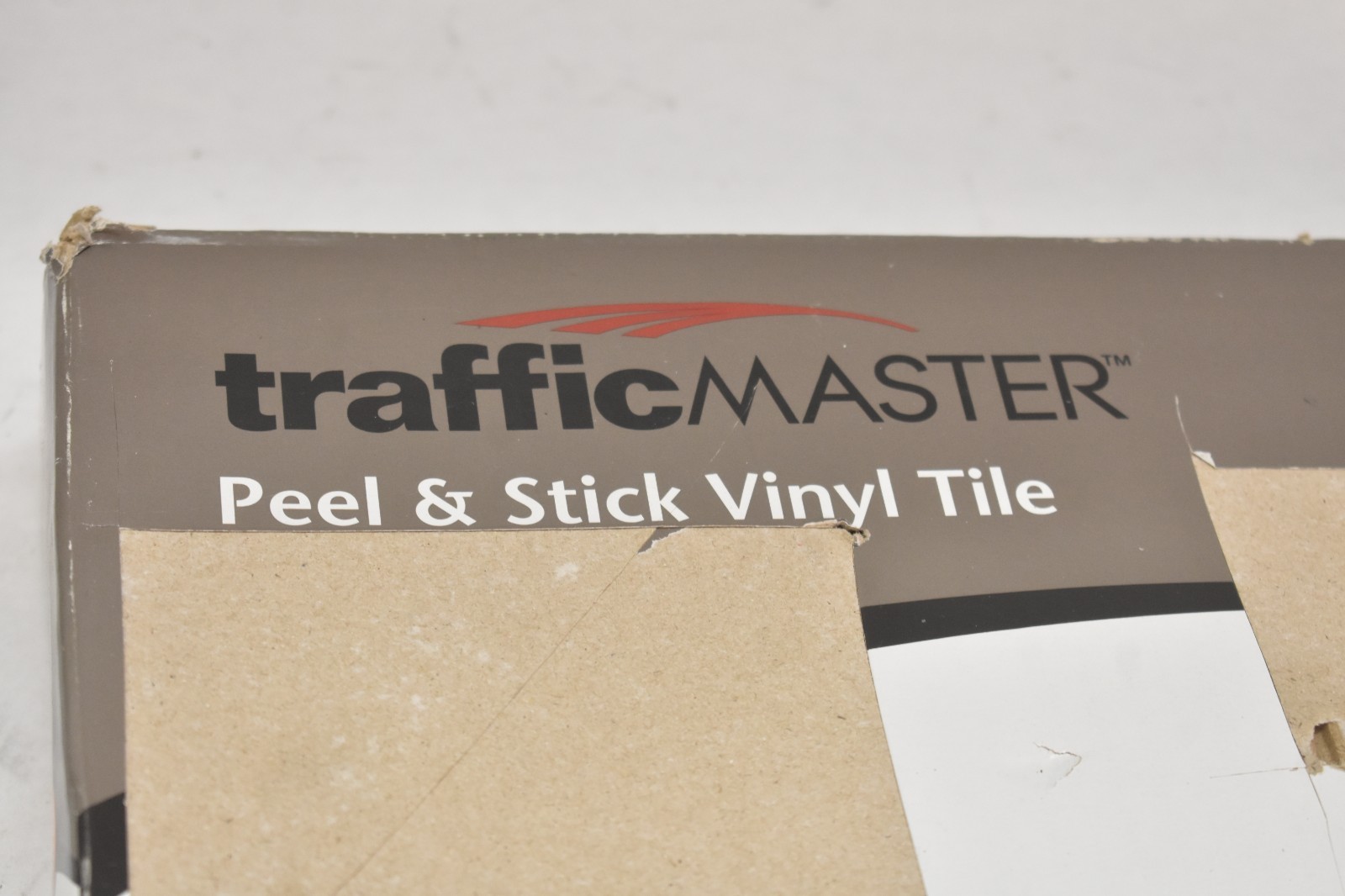 Trafficmaster Peel & Stick Tiles 30 Pack Carrara Marble 12″ x 12″ Vinyl White