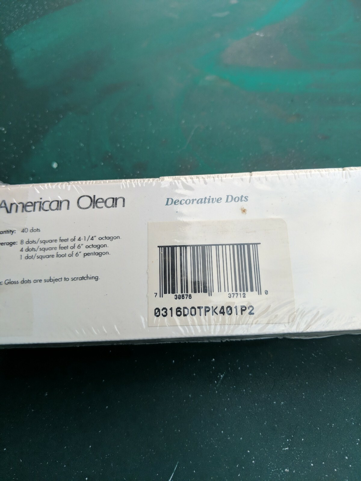 American Olean 316 Crystalline Polar 1 3/8″ ceramic tile Dots pack of 40 pieces
