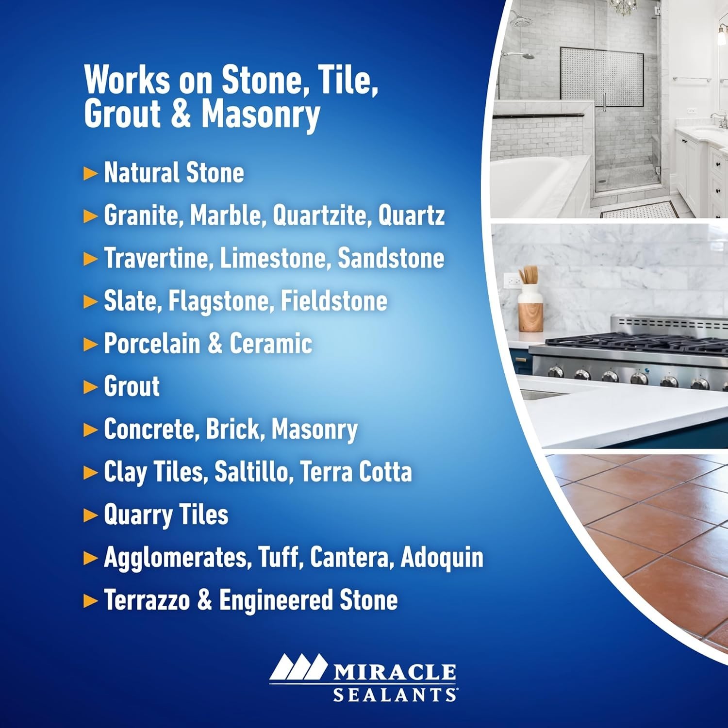 Water Resistant Sealant for Countertops – 1 Gallon