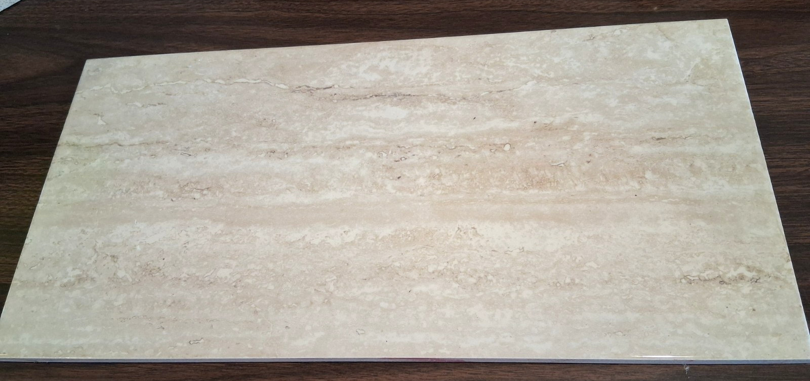 LOVE TILE TRAVERTINO BIANCO PATTERN MARBLE TILE 9″ x 18″, DESIGNED W/ CREAM