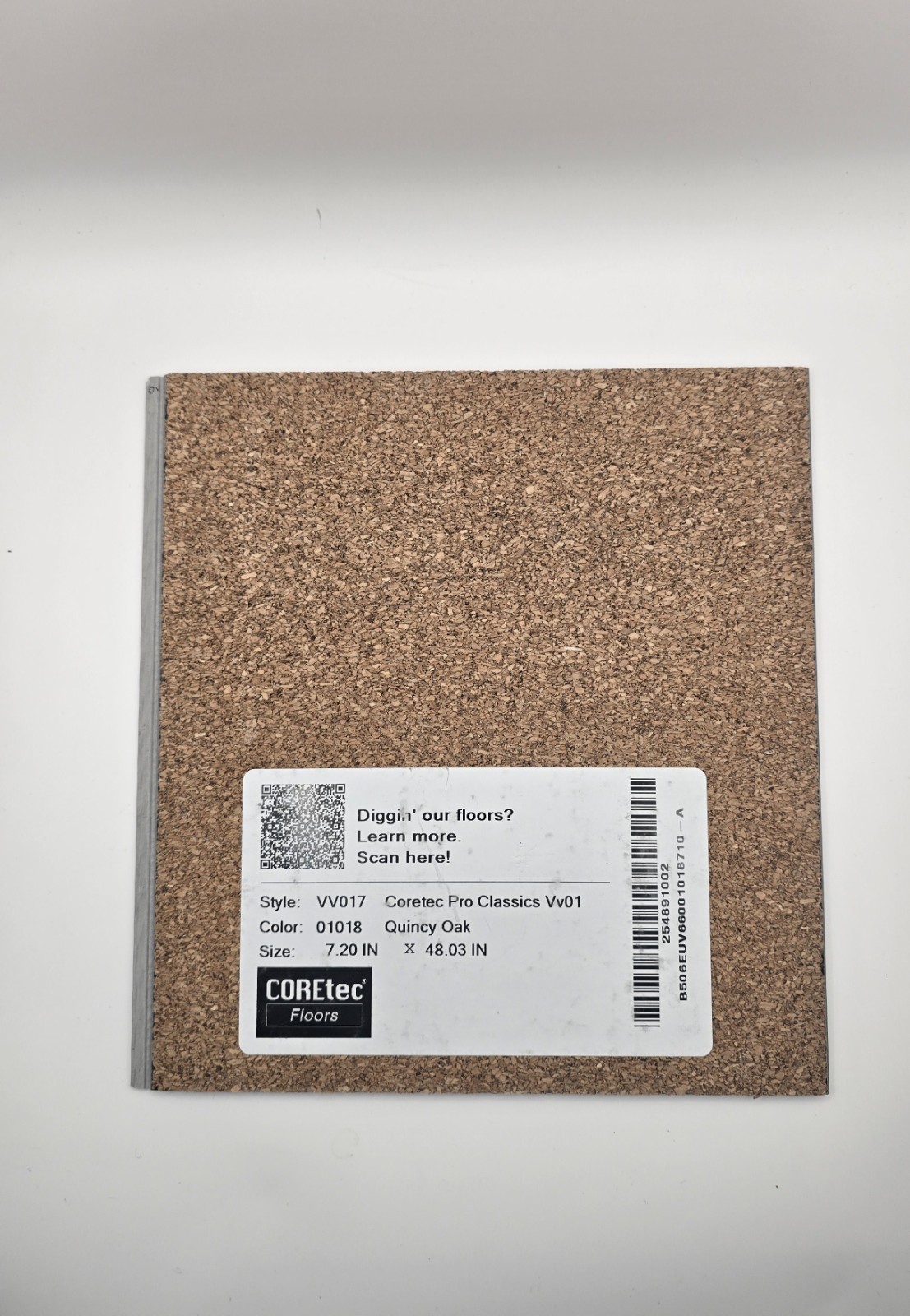 COREtec Pro Classics Quincy Oak Vv017 01018 Waterproof Vinyl Plank Sample