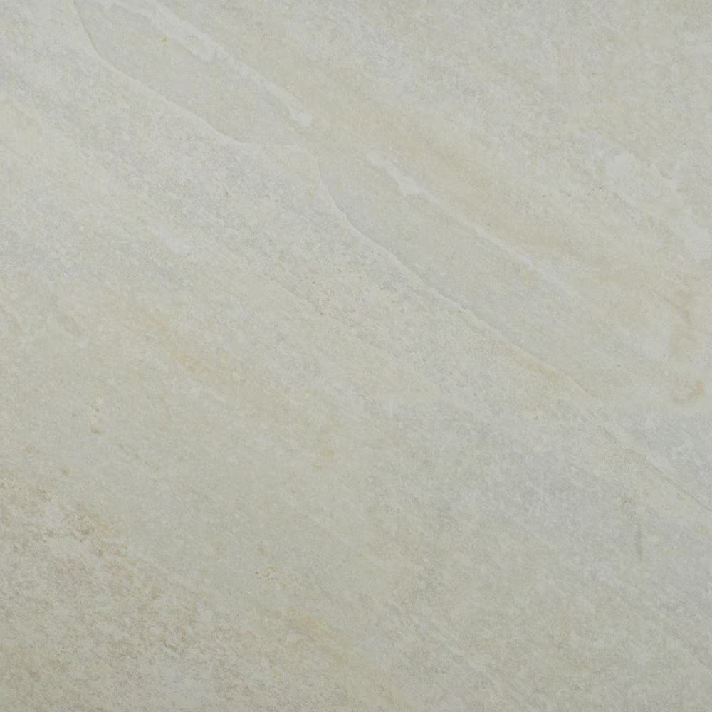 Quartz White 2 Cm. X 24 In. X 24 In. Matte Porcelain Stone Look Paver Tile (8 Sq