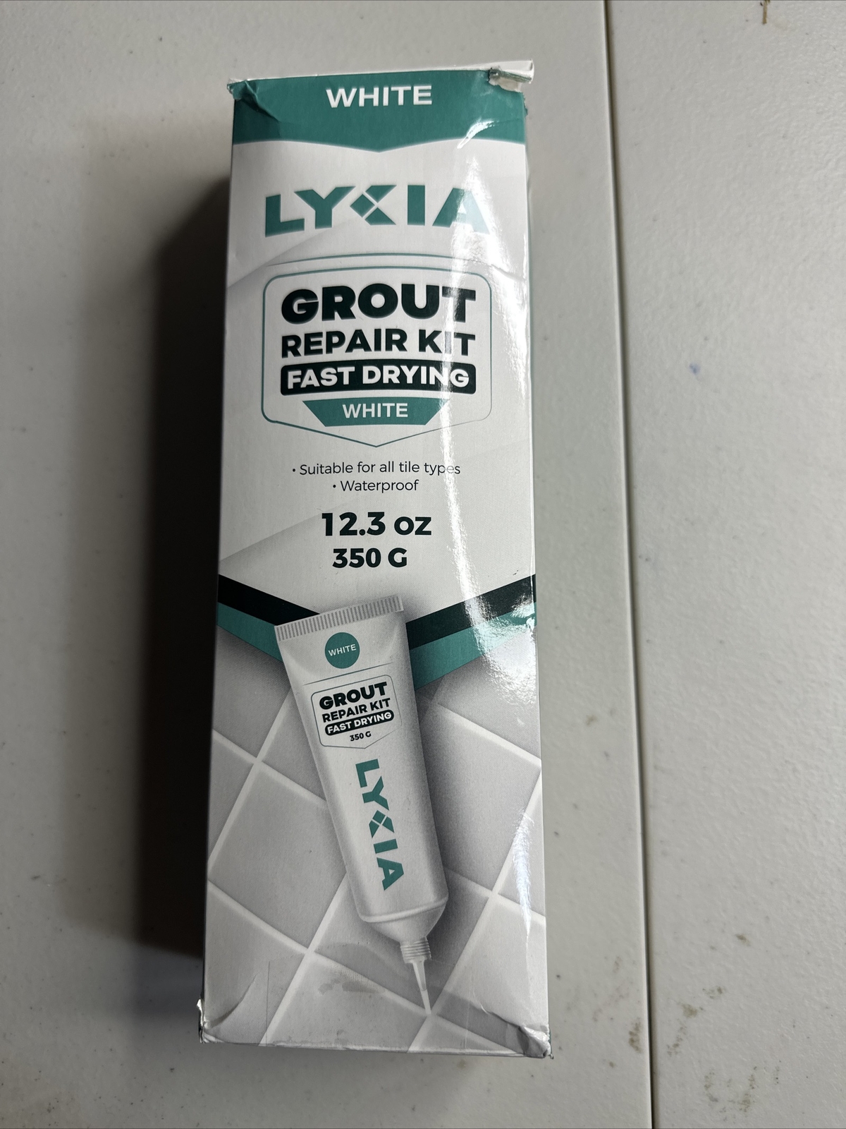 Lykia Grout | Tile Grout Paint & Repair for Bathroom Shower Floor | Renew #317