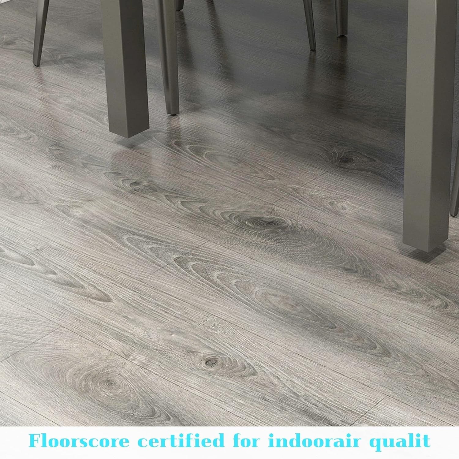 Elegant Peel and Stick Waterproof Flooring – 36 Pack Wood Grain Tiles (54 Sq.Ft)