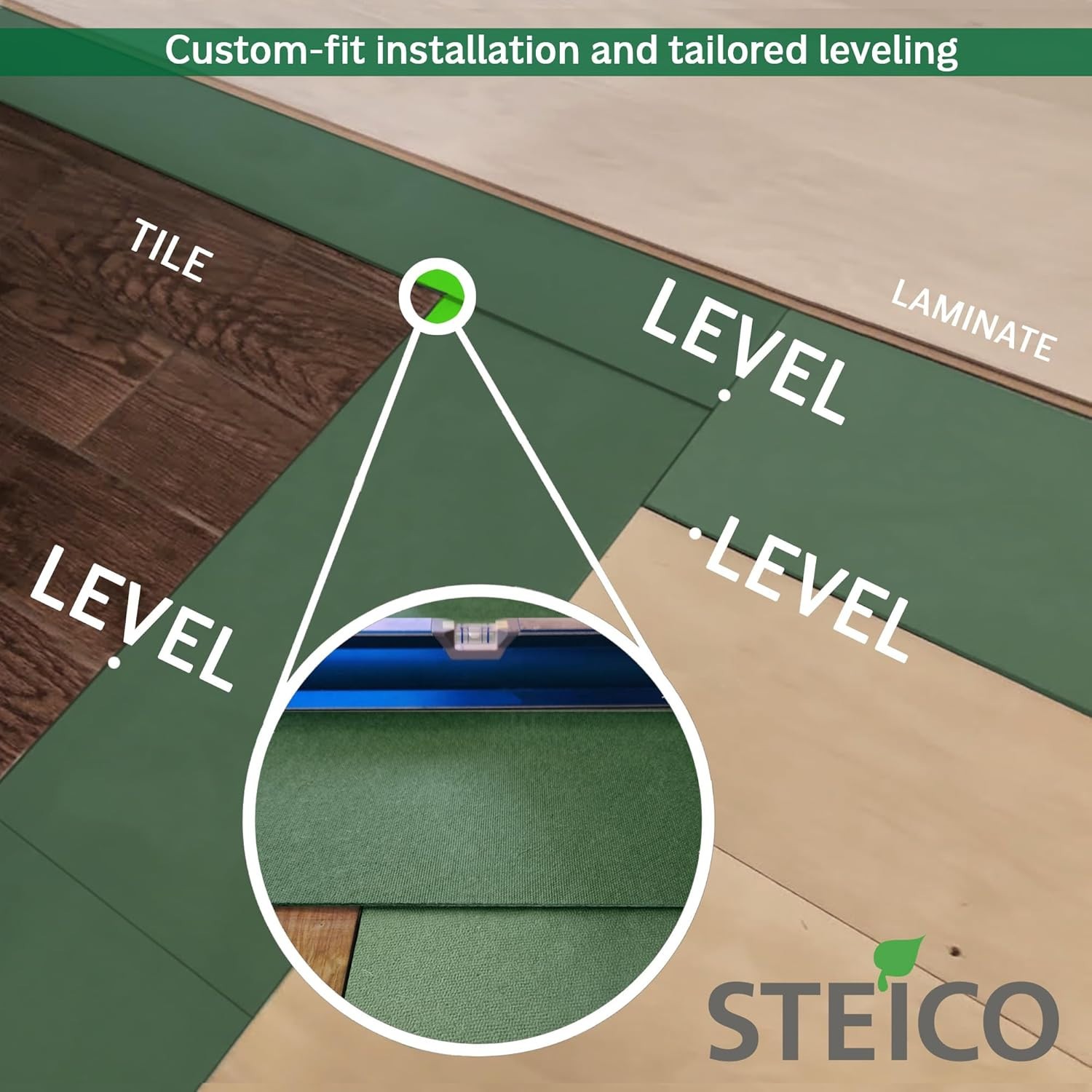 6mm Wood Fiber Flooring Underlayment 90 sq ft Soundproofing for Laminate