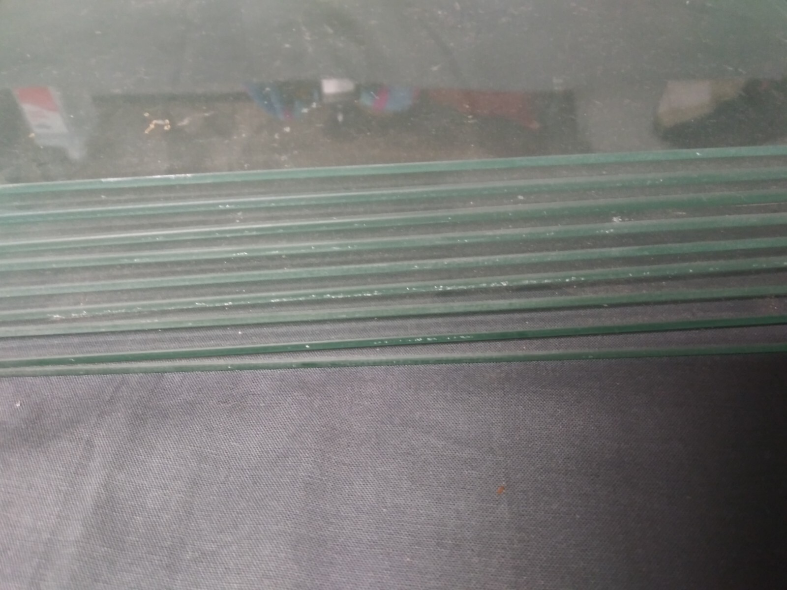 9 Glass Sheets Clear Plates 12″ x 6″ USED – Smash Them! Break Them! Love Them!