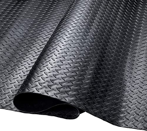 5 x 10 Ft Premium Garage Floor Mat, Solid 2.8mm 120″L x 60″W x 0.1″Th