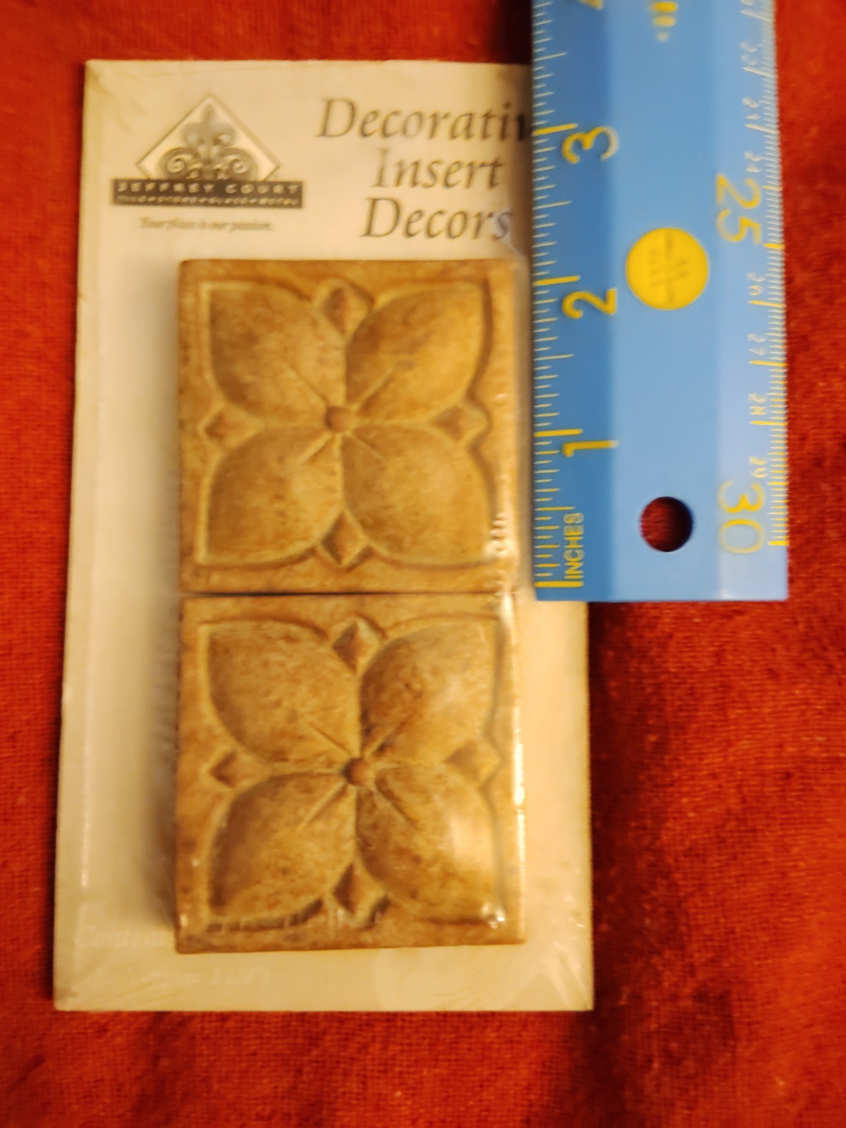 2″x2″ Jeffrey Court decorative Insert Accent Wall Tile – 2pk