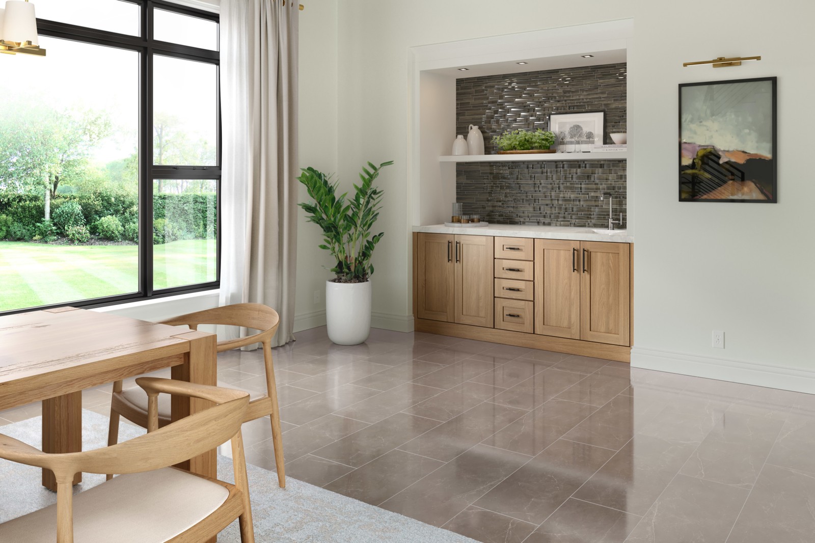 Emser Tile F20STER-1224P Sterlina II – 12″ x 24″ Rectangle Floor – Off White