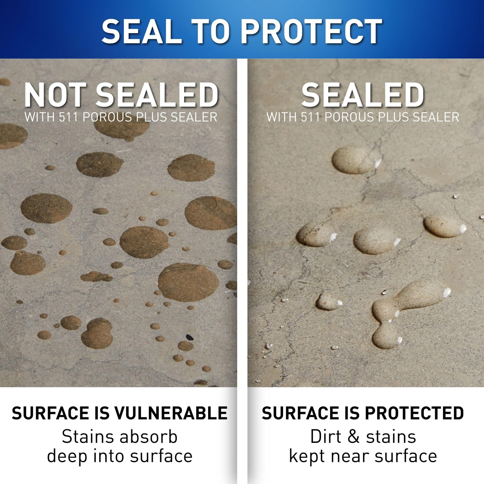 Miracle Sealants 511 Porous Plus Premium Countertop, Stone, and Tile Sealer, …