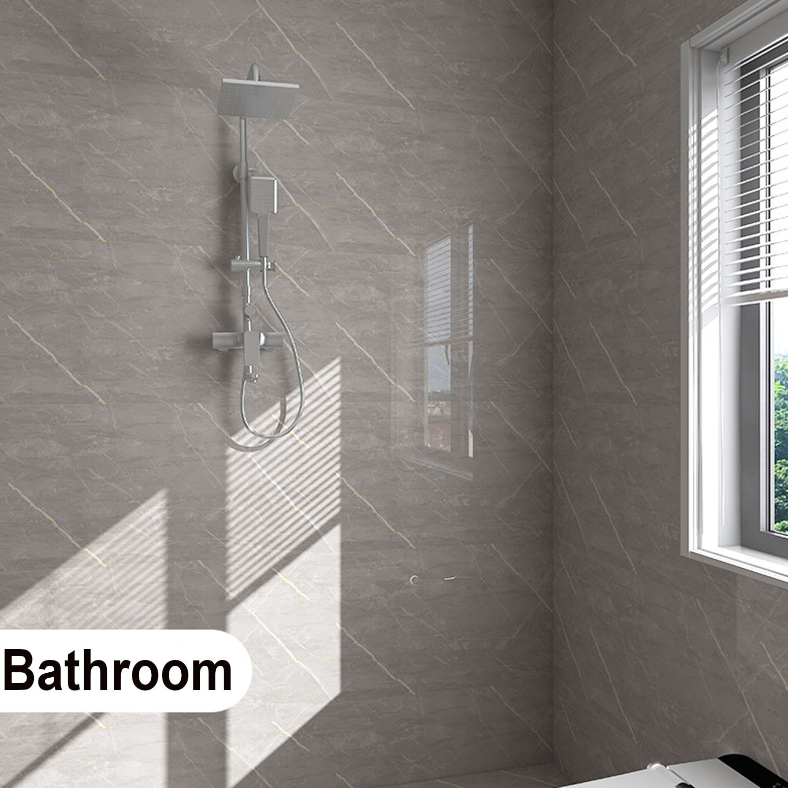 20/40pcs Peel and Stick Marble Floor WallPanels 23.6″x11.8″ PVC Tiles Sticker