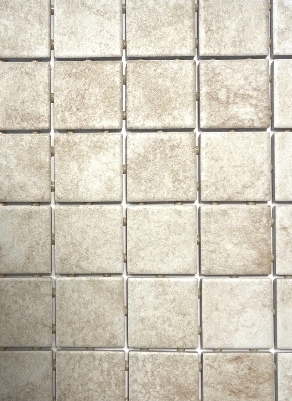 2×2 Beige Matte Floor and Wall Porcelain Mosaic Tile