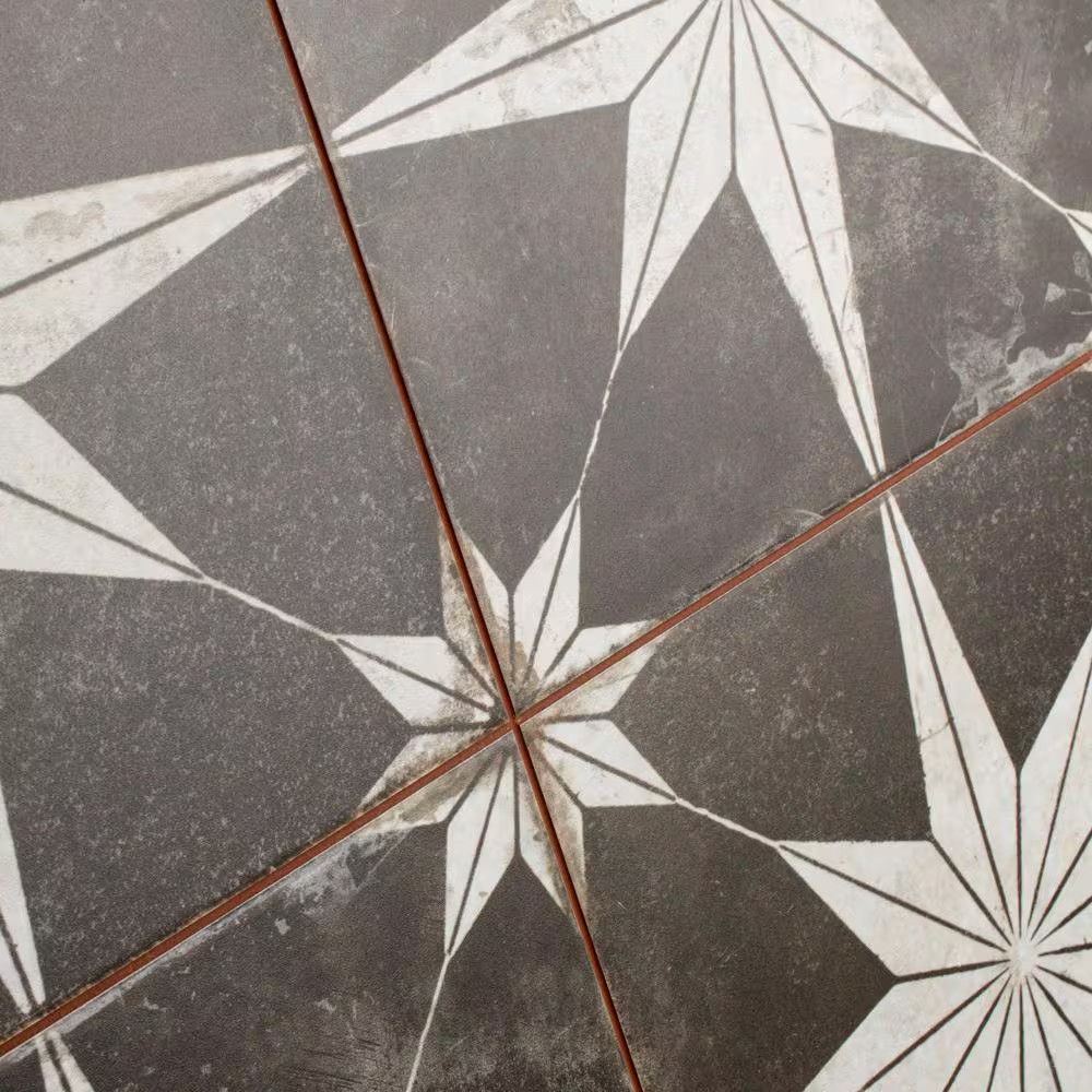 Kings Star Night 17-5/8 In. X 17-5/8 In. Ceramic Floor and Wall Tile (10.95 Sq.