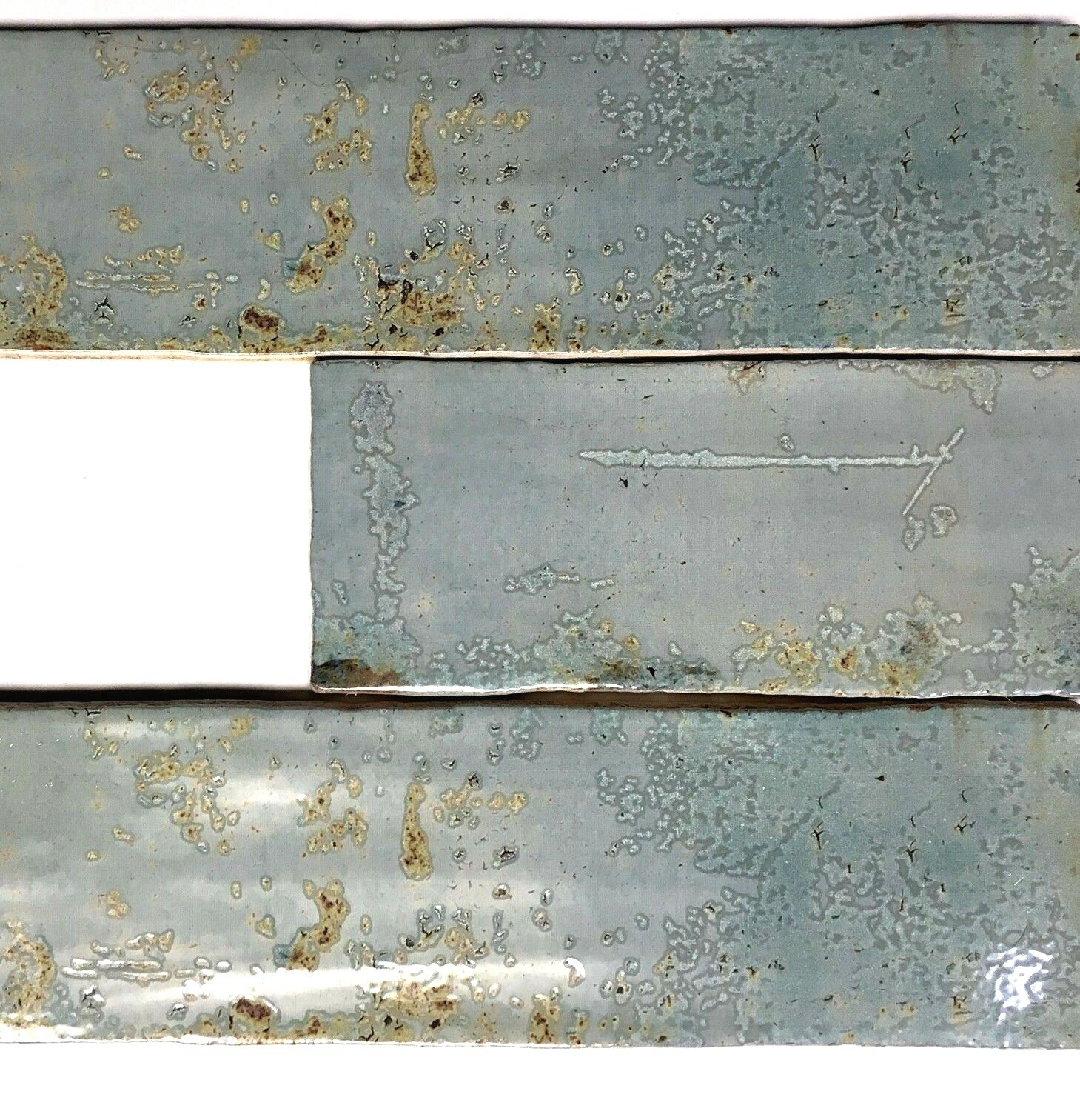 3×12 Palermo Collection Aqua Glazed Ceramic Wall Tile Backsplash Decor Bath