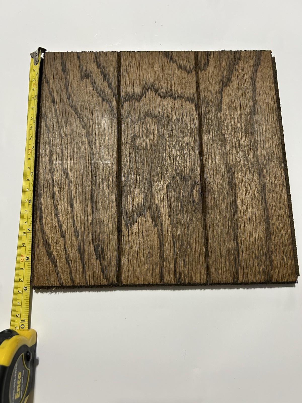NOS BRUCE Oak 9″x9″x3/8″ Grooved Parquet Tiles 18sqft “MELLOW BROWN”