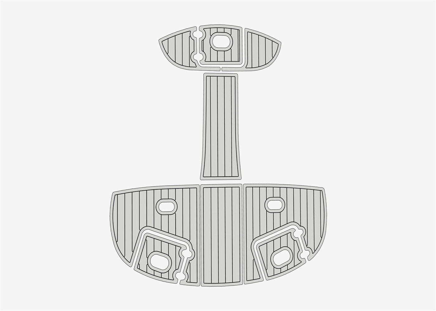2002-2005 Four winns 264 Funship EVA Foam Boat Decking Marine Flooring Mat Pad