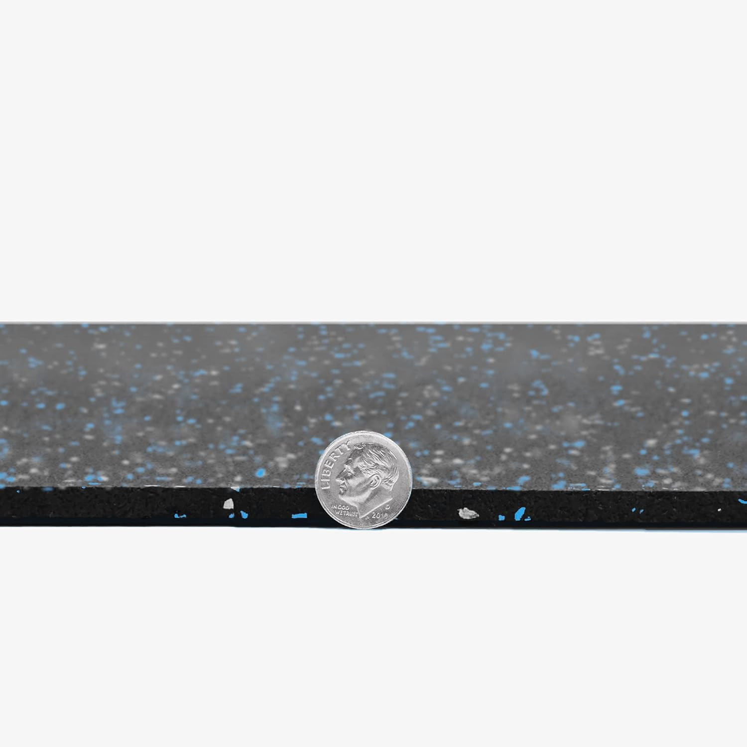 Durable 1/4″ Thick Rubber Flooring Roll for Home Gym & More