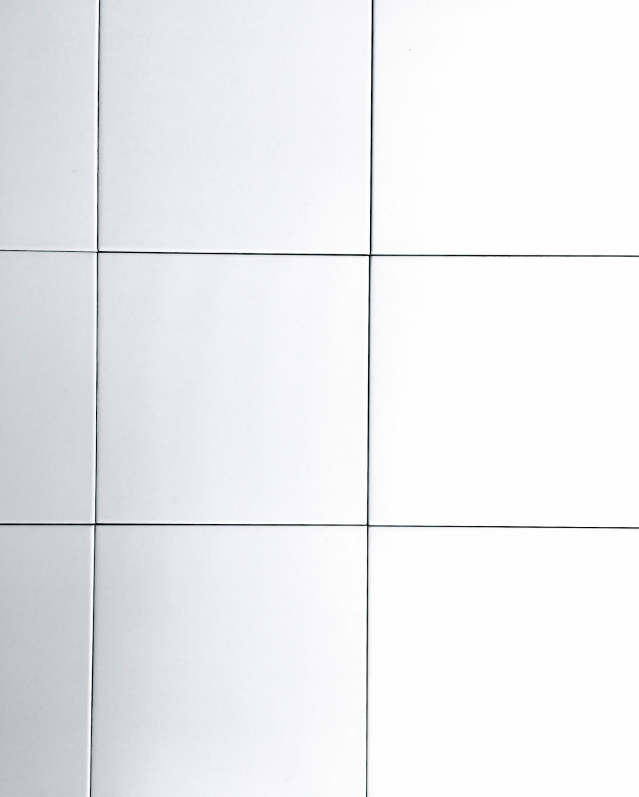 8.7 x 8.7 Café De Paris Matte White Porcelain Tile Floor Wall (Sold per piece)