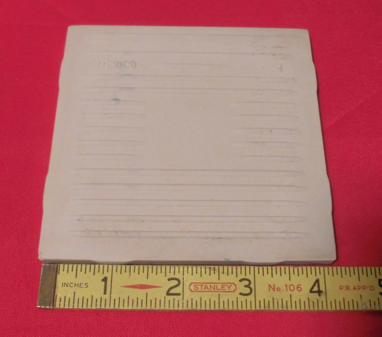 1 pc. Waterfall Blue: Glossy Ceramic Tile by Daltile, 4-1/4″ Bullnose Edge NEW