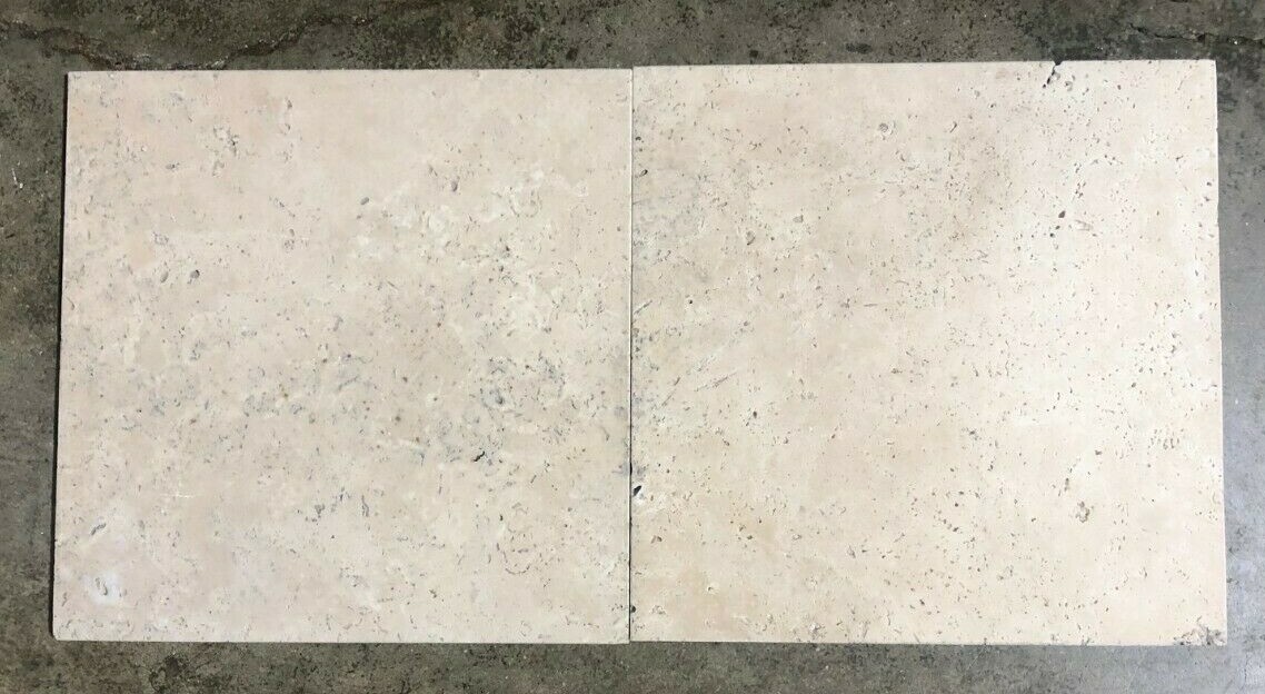 12×12 Tile Brown Travertine Remodel Backsplash Wall Floor BOX OF 5 TILES T-51