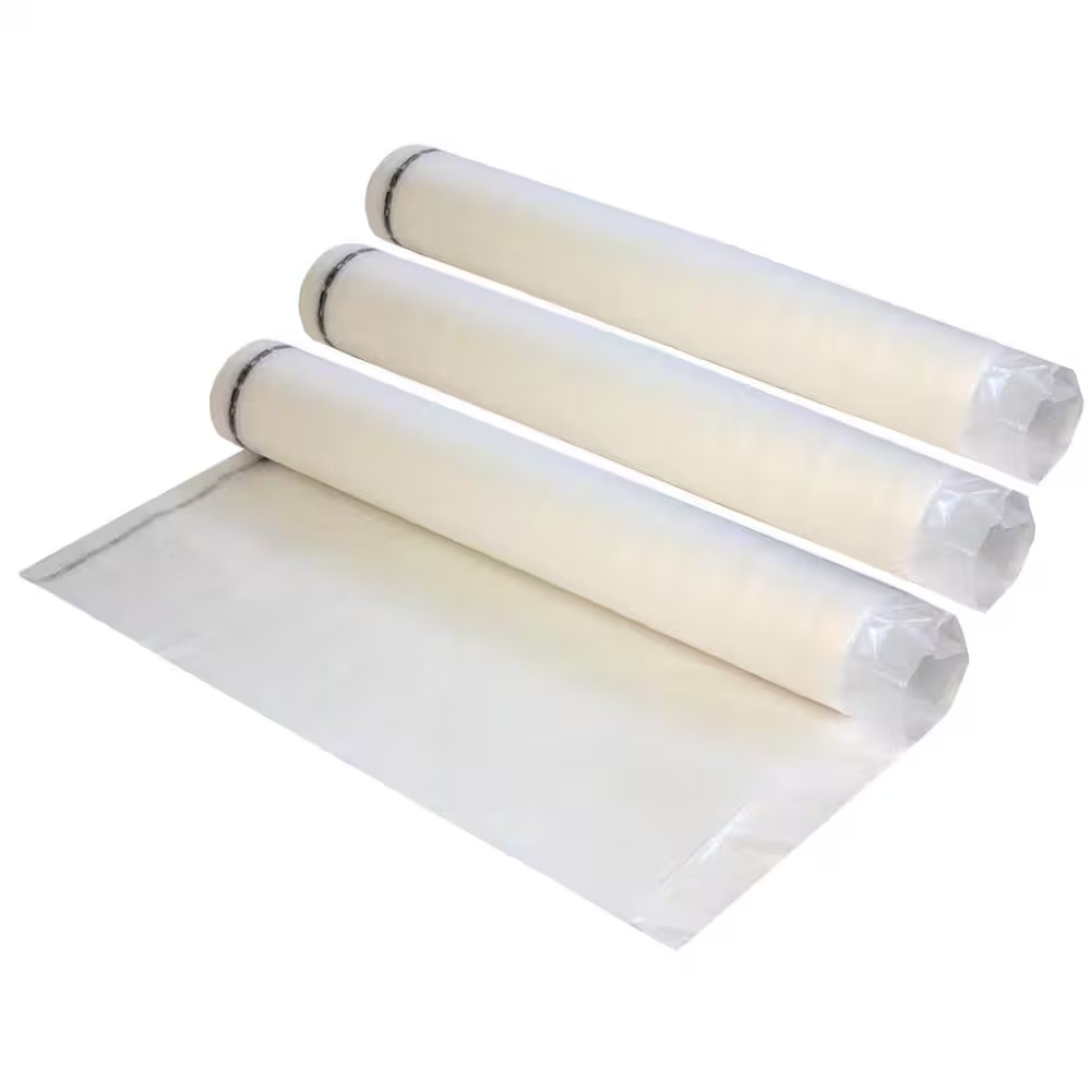 Bronzestep 100 Sq. Ft. 3.94 Ft. X 25.4 Ft. X 0.08 In. 2-In-1 Underlayment for La