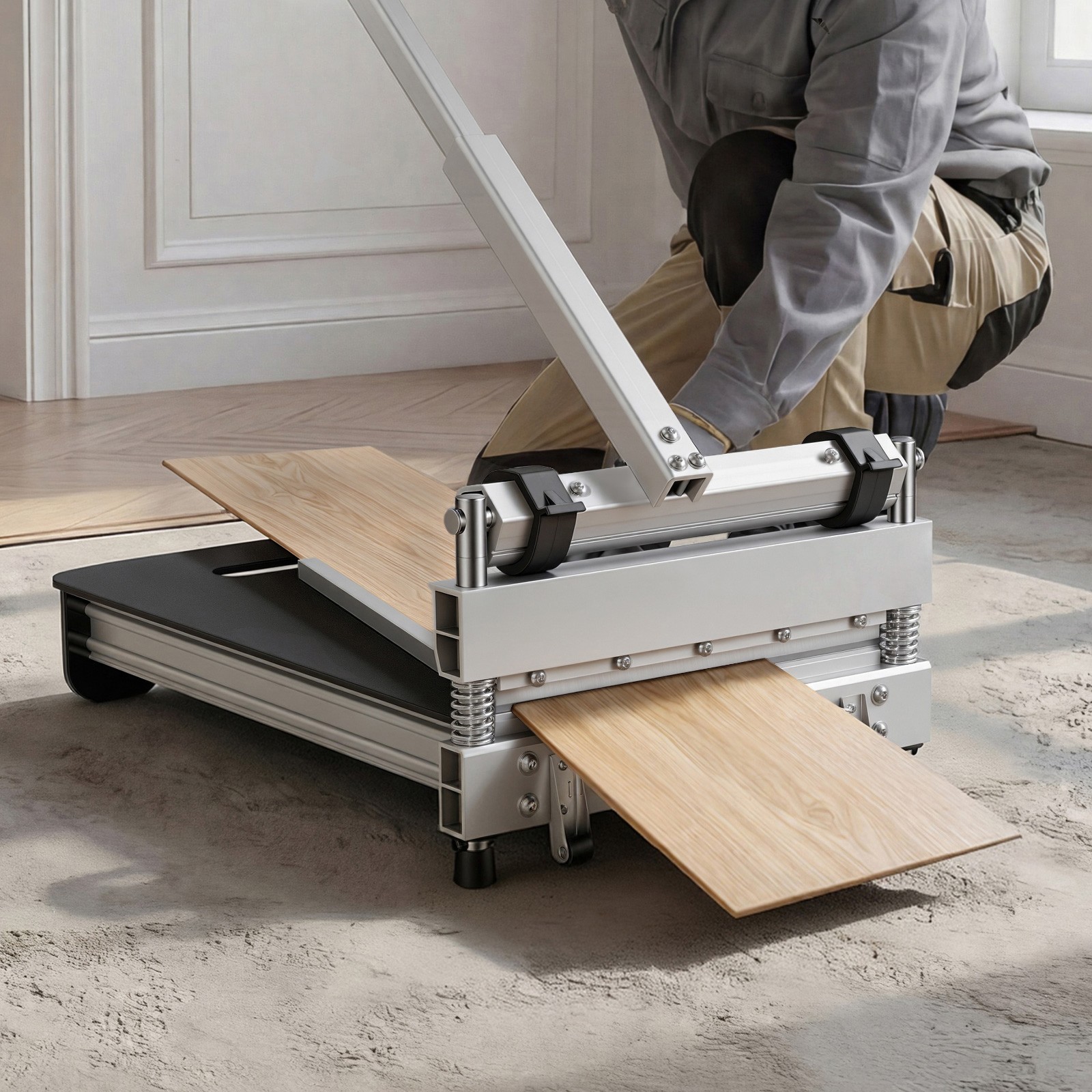 Uimoso 13″ Vinyl Floor Cutter for Laminate Flooring with Adjustable Angles