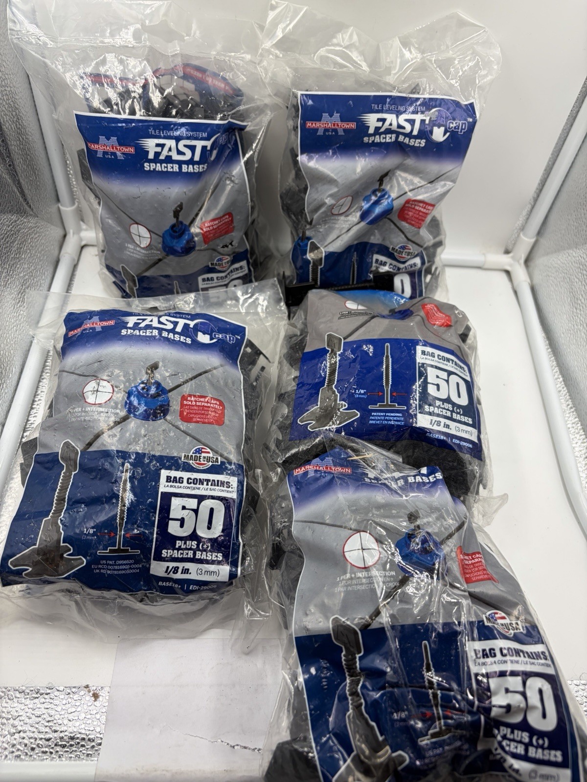 Marshalltown 1/8-in X-Shaped Tile Spacer and Leveling System 200+ Pack