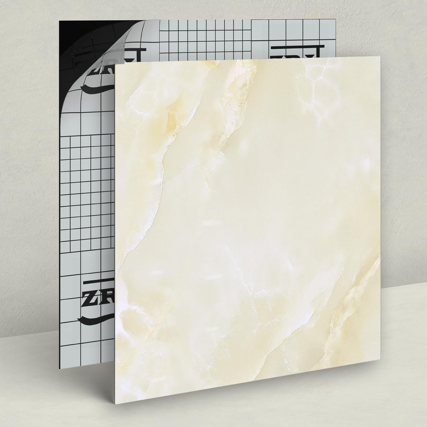 20-Pack Peel and Stick Floor Tiles Vinyl Floor 12 x 12 inch Self Adhesive Wat…