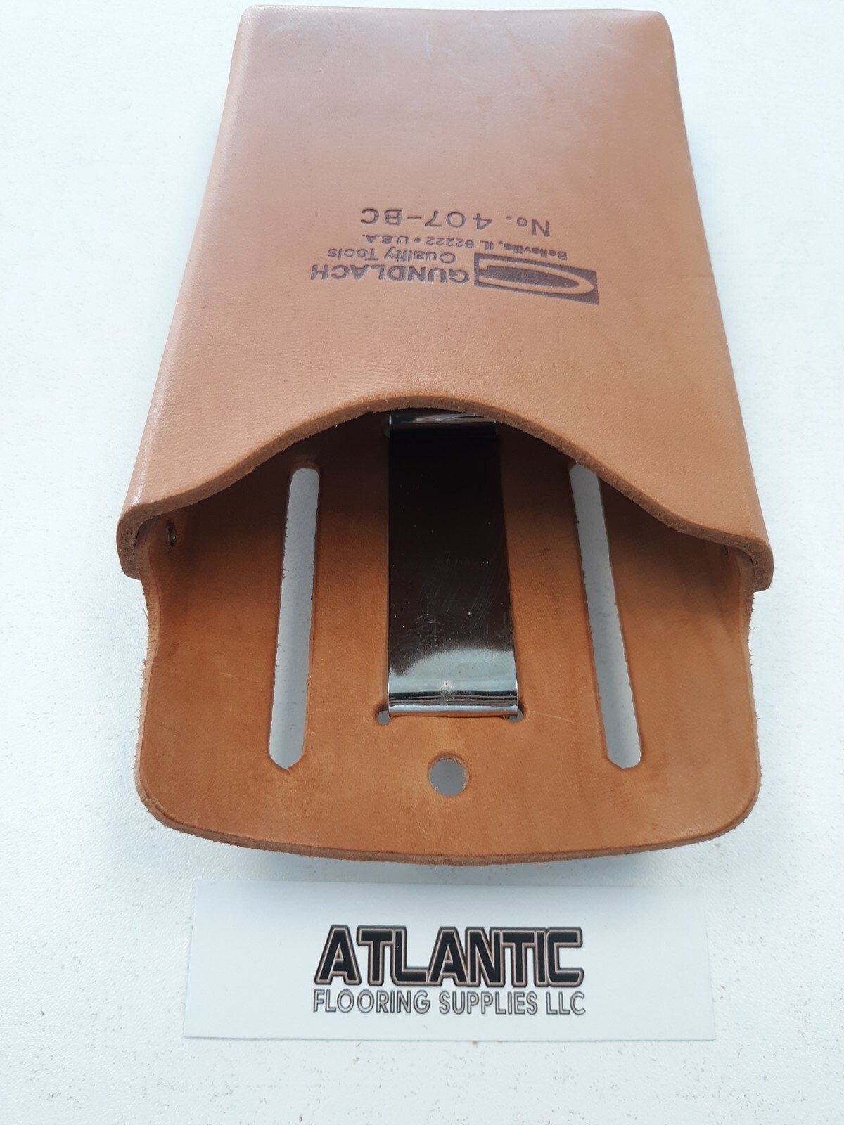 Carpet and Flooring Installer Leather Tool Pouch Belt Clip 407-BC GUNDLACH
