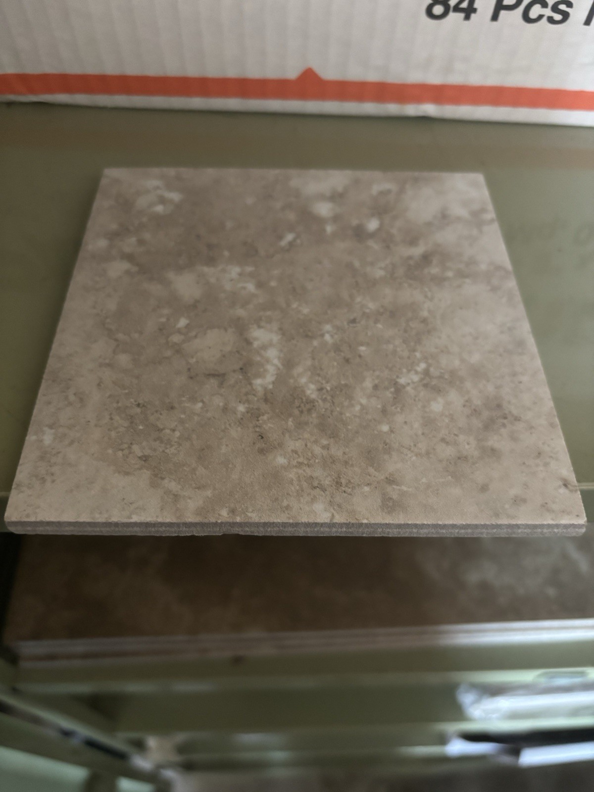 Panaria Italian Tile-2 Boxes 6×6 Travertine Look/Mosaic Sheets/Tumbled Stone–NEW