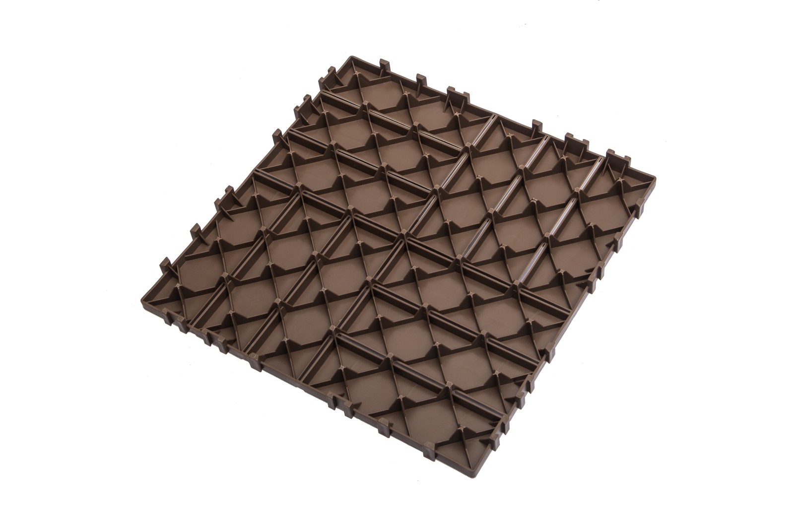 68-Pack 11.42″x11.42″ Interlocking Plastic Deck Tiles – 61.60 Sq.Ft Flooring